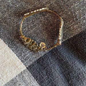 Bourbon and Boweties gold arrowhead bangle